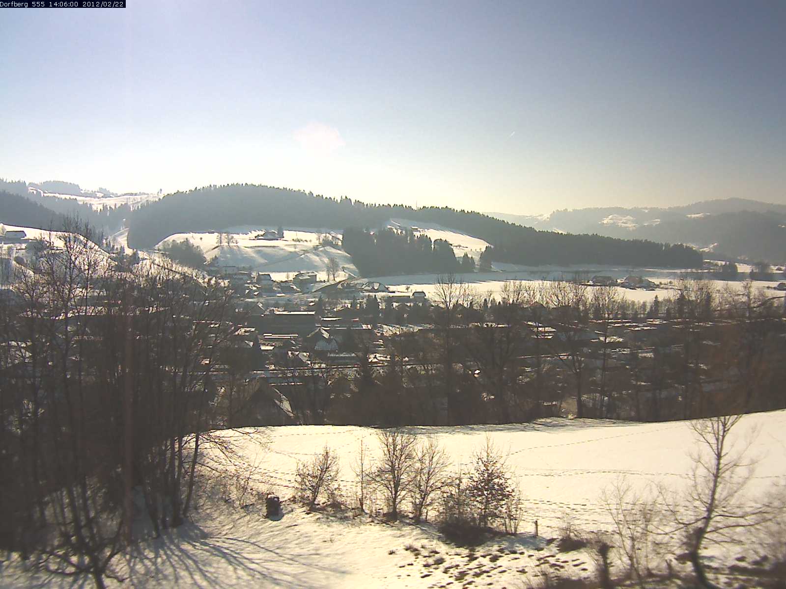 Webcam-Bild: Aussicht vom Dorfberg in Langnau 20120222-140600