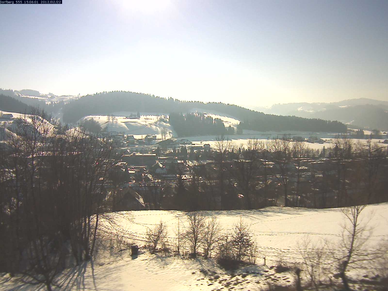 Webcam-Bild: Aussicht vom Dorfberg in Langnau 20120222-150600