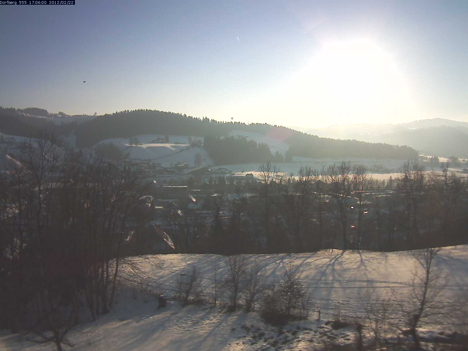 Webcam-Bild: Aussicht vom Dorfberg in Langnau 20120222-170600