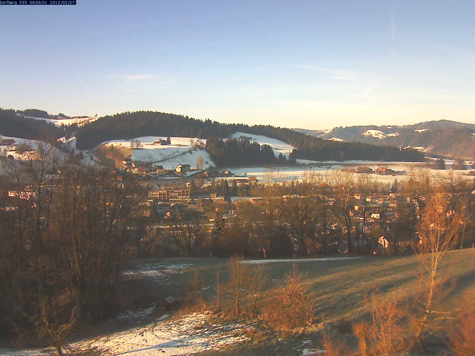 Webcam-Bild: Aussicht vom Dorfberg in Langnau 20120227-080600