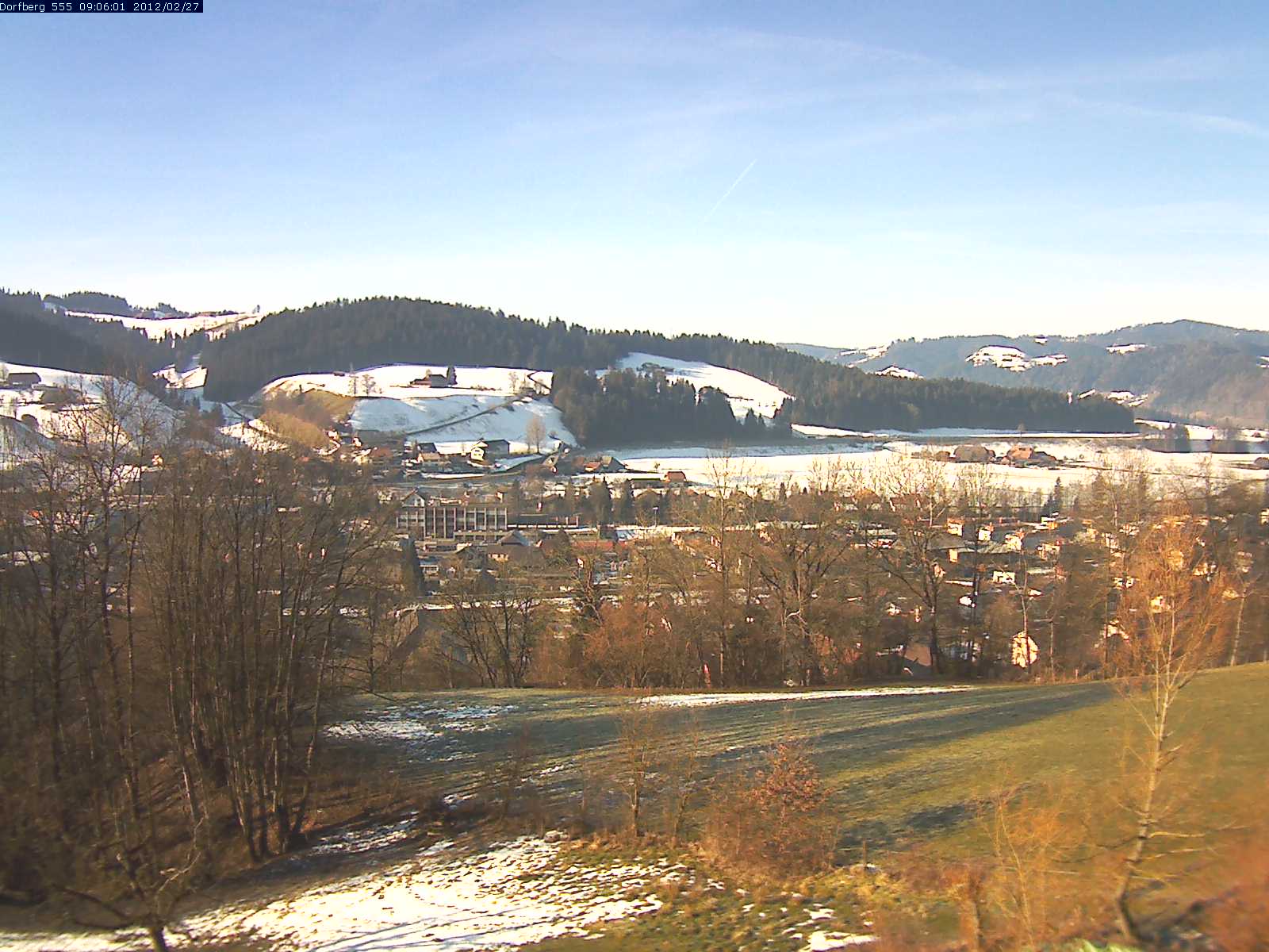 Webcam-Bild: Aussicht vom Dorfberg in Langnau 20120227-090600