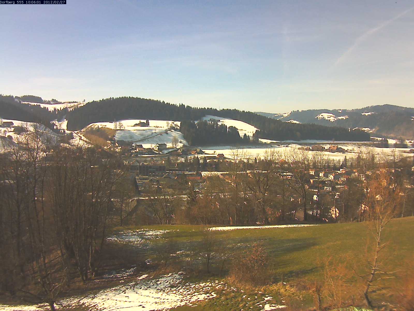 Webcam-Bild: Aussicht vom Dorfberg in Langnau 20120227-100600
