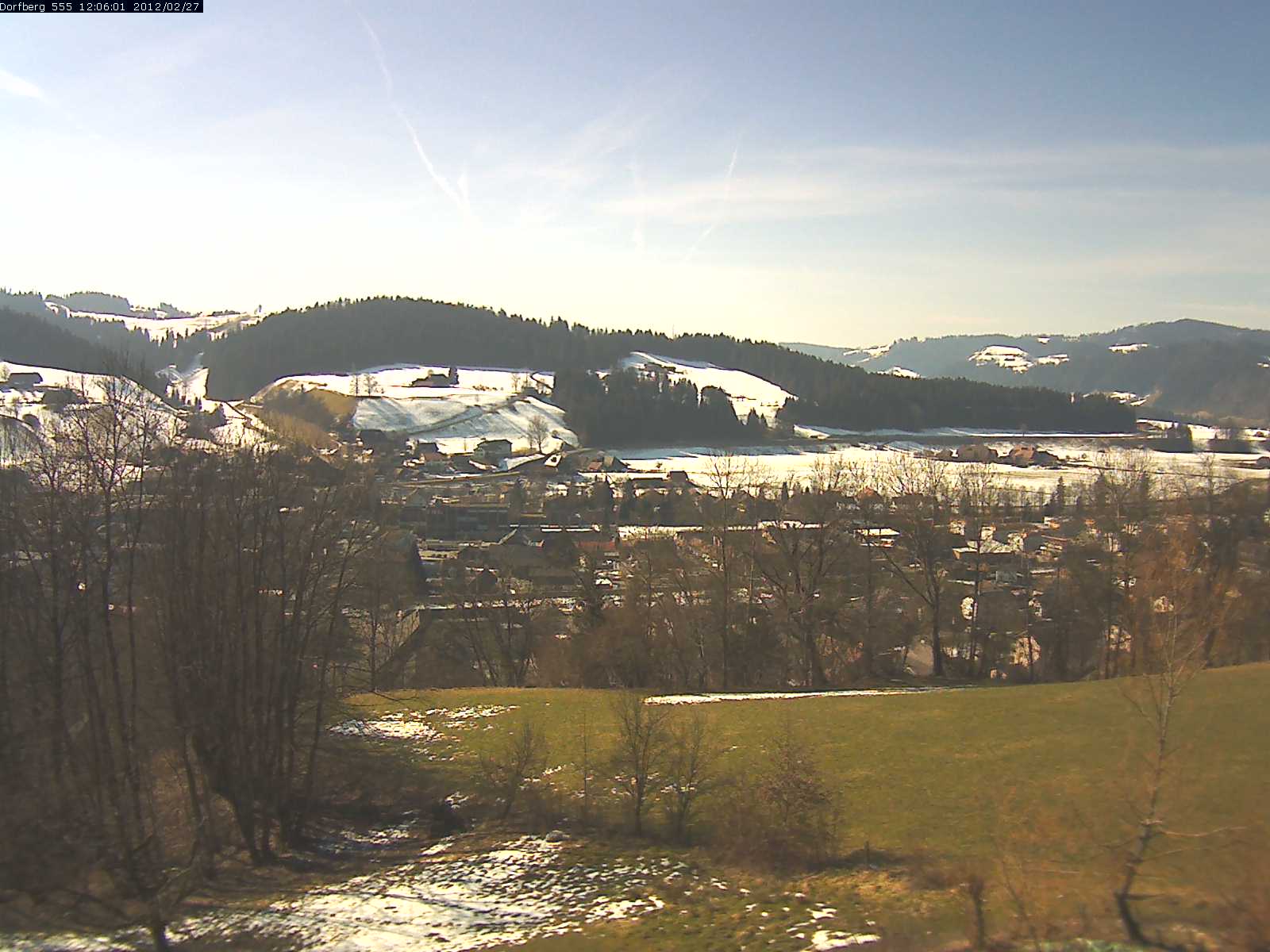 Webcam-Bild: Aussicht vom Dorfberg in Langnau 20120227-120600