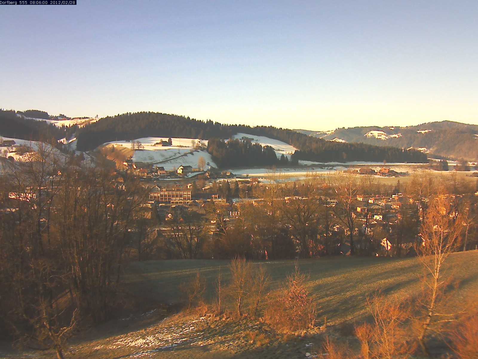 Webcam-Bild: Aussicht vom Dorfberg in Langnau 20120228-080600