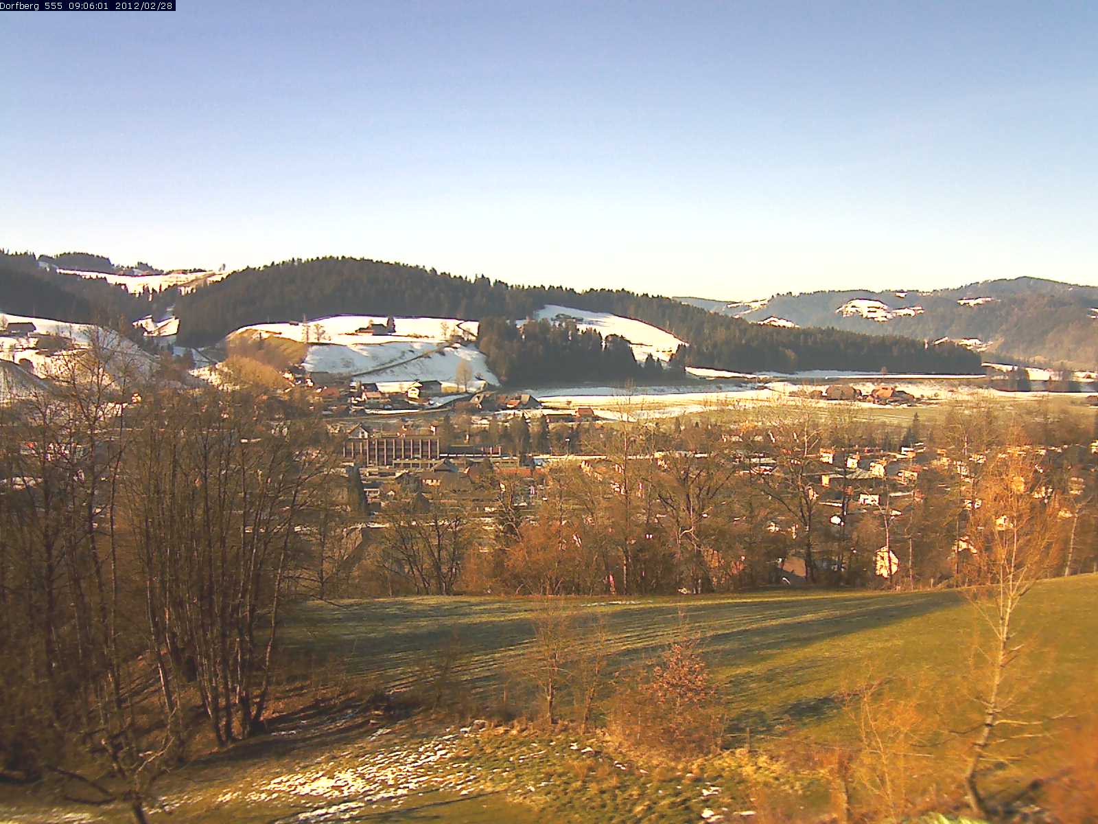 Webcam-Bild: Aussicht vom Dorfberg in Langnau 20120228-090600