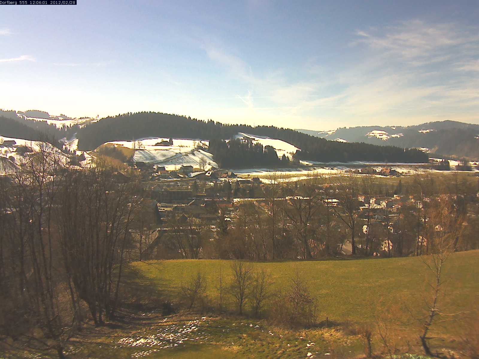 Webcam-Bild: Aussicht vom Dorfberg in Langnau 20120228-120600