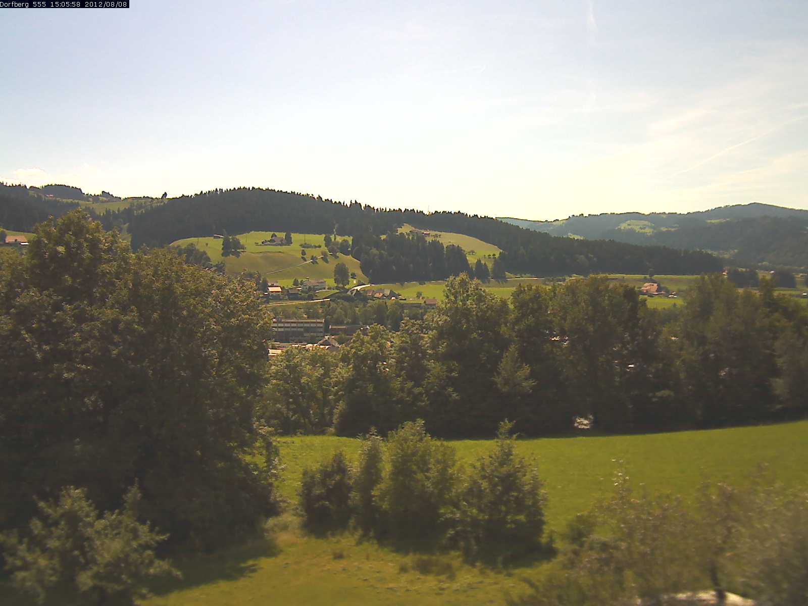 Webcam-Bild: Aussicht vom Dorfberg in Langnau 20120808-150600