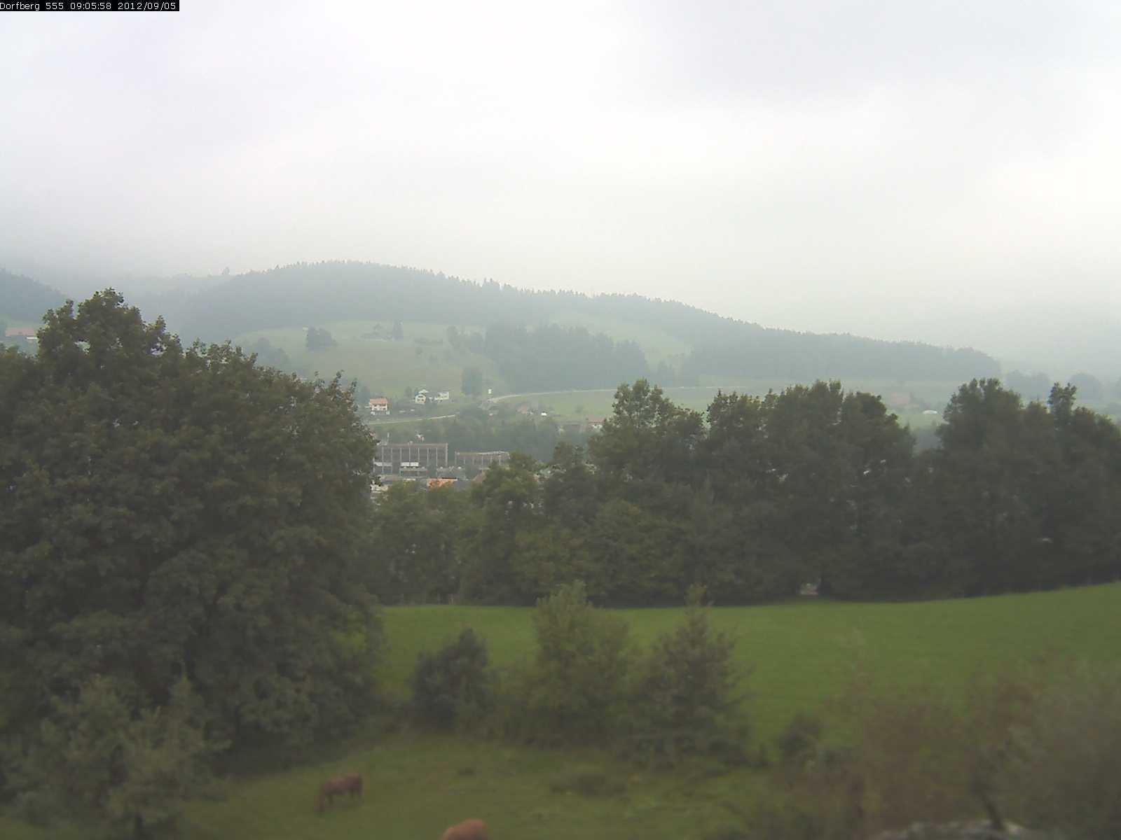 Webcam-Bild: Aussicht vom Dorfberg in Langnau 20120905-090600