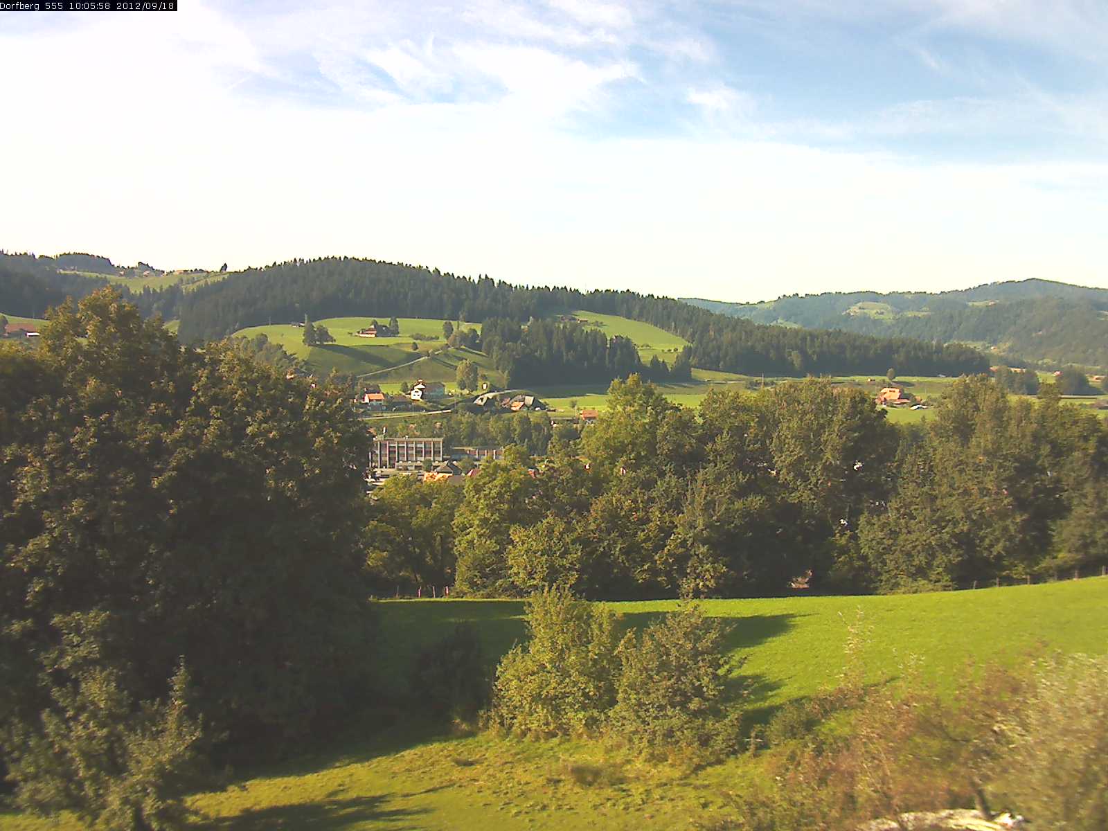 Webcam-Bild: Aussicht vom Dorfberg in Langnau 20120918-100600