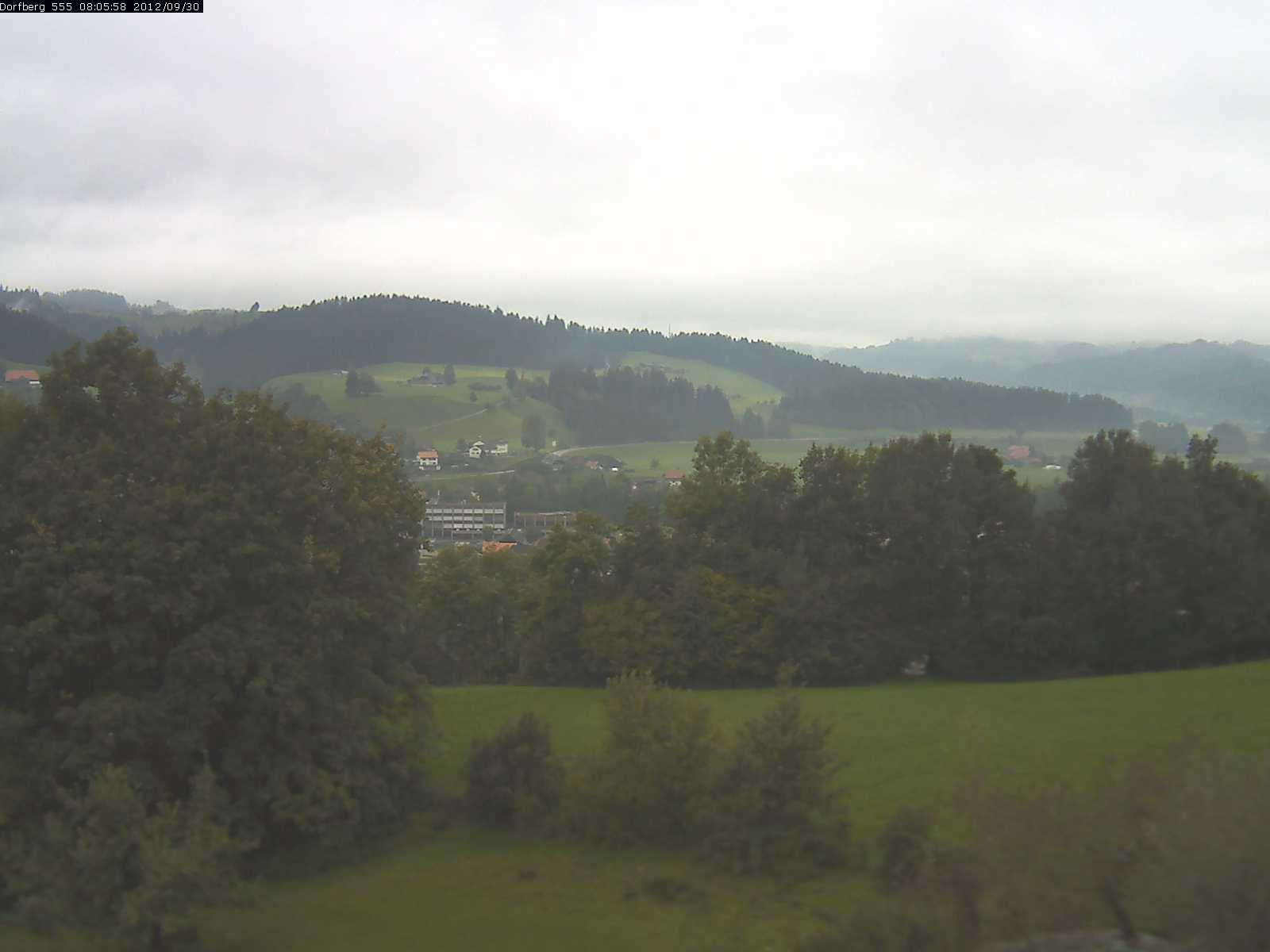 Webcam-Bild: Aussicht vom Dorfberg in Langnau 20120930-080600