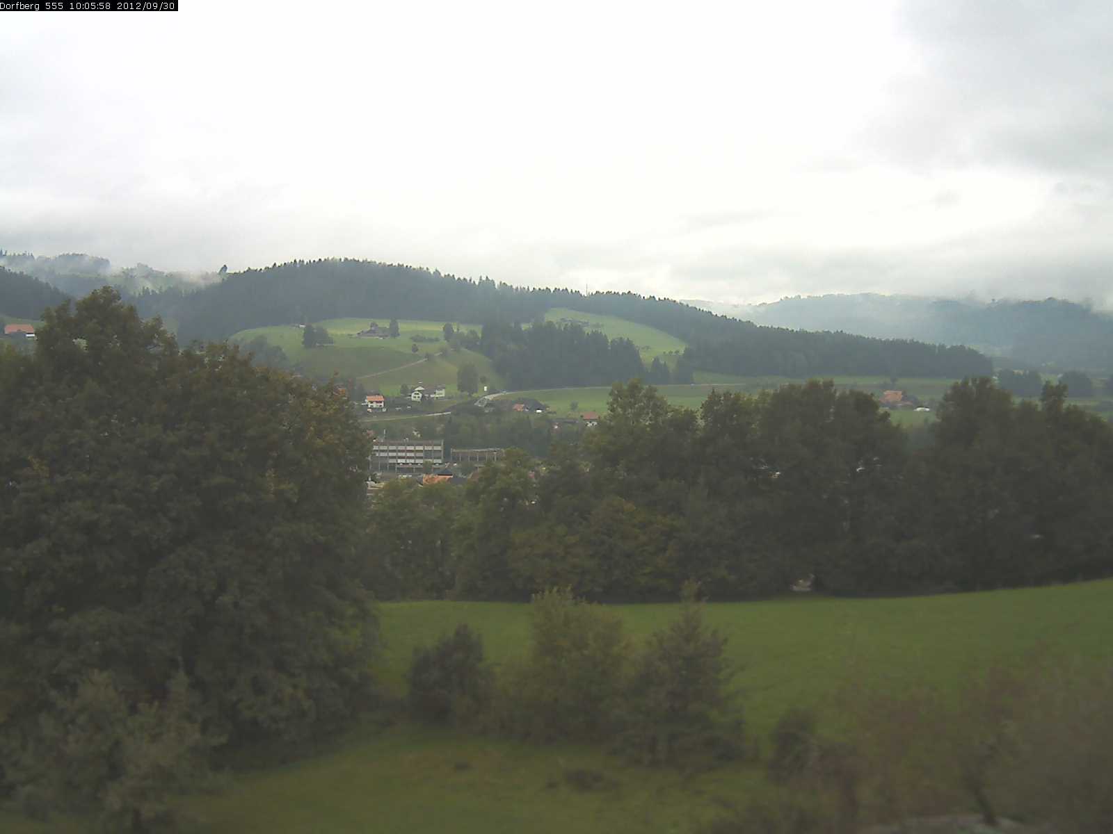 Webcam-Bild: Aussicht vom Dorfberg in Langnau 20120930-100600