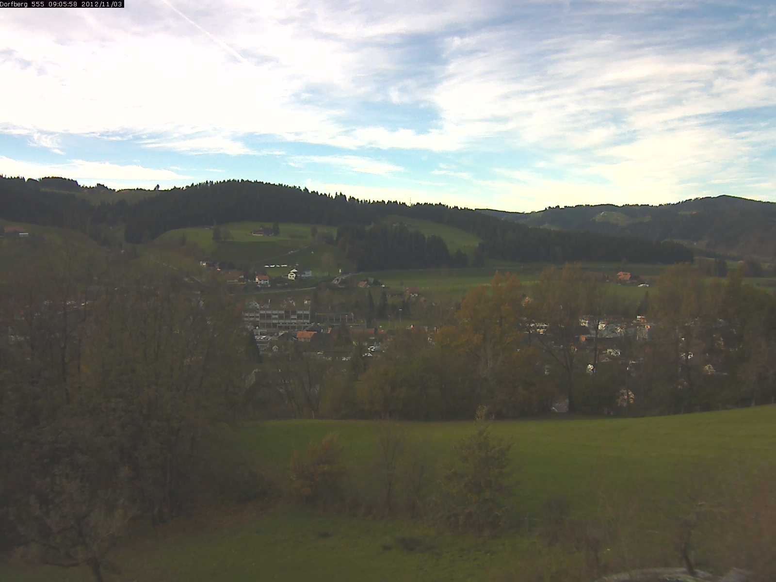 Webcam-Bild: Aussicht vom Dorfberg in Langnau 20121103-090600