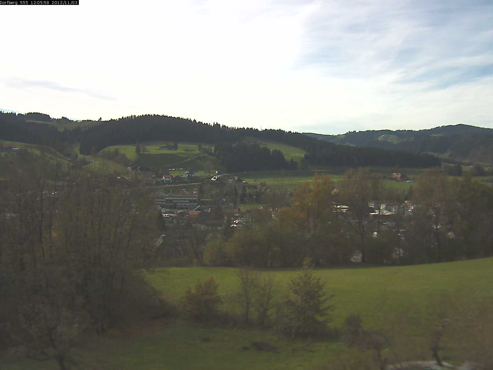 Webcam-Bild: Aussicht vom Dorfberg in Langnau 20121103-120600