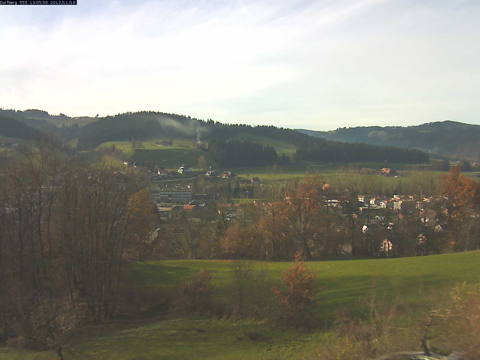 Webcam-Bild: Aussicht vom Dorfberg in Langnau 20121118-100600
