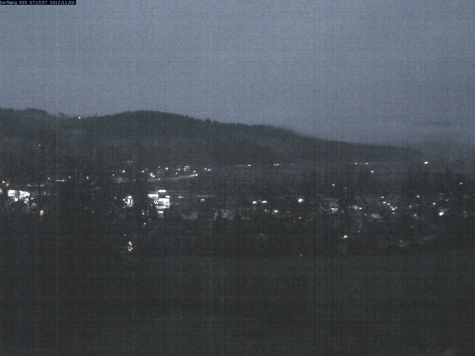 Webcam-Bild: Aussicht vom Dorfberg in Langnau 20121126-071600