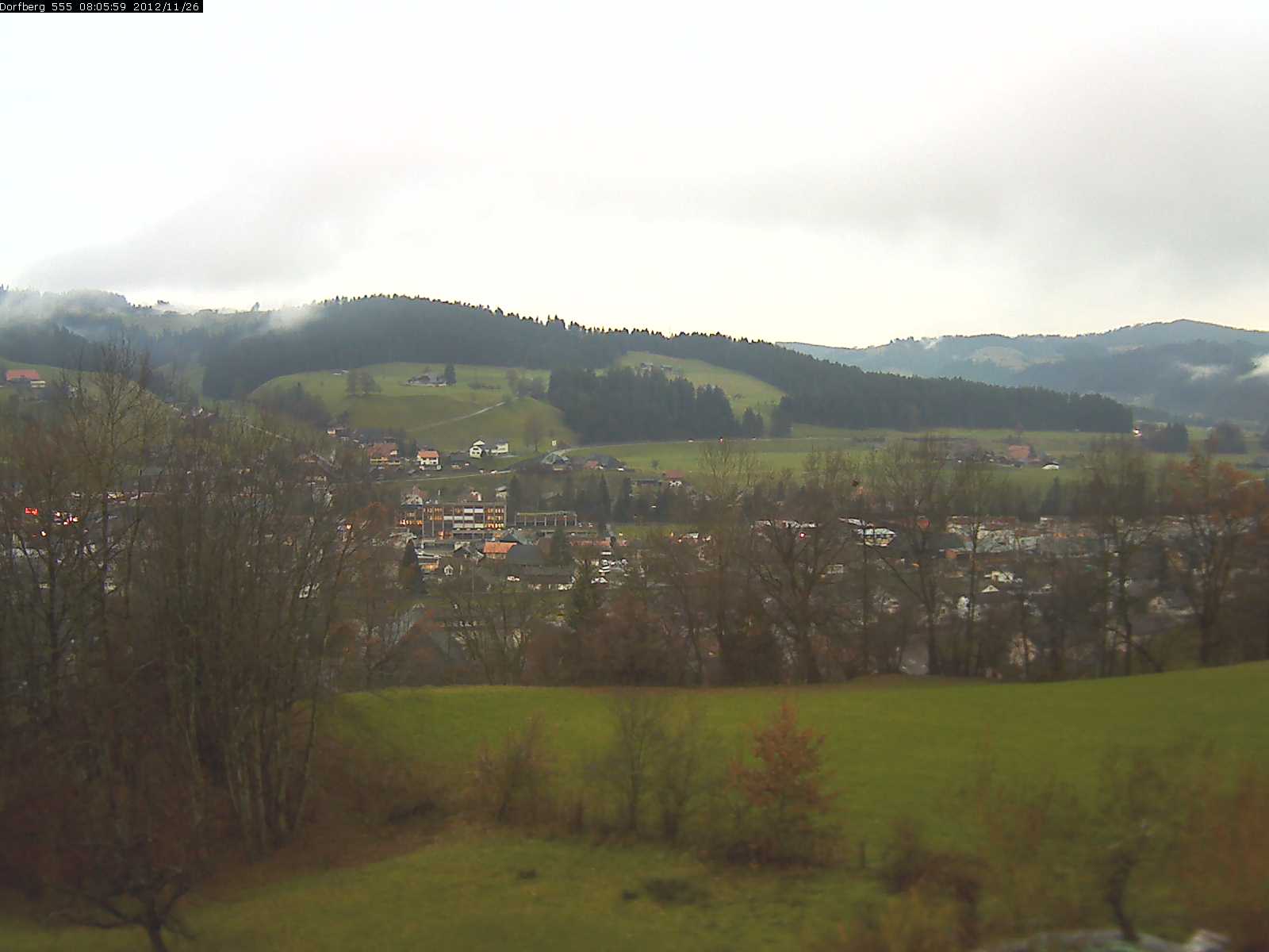 Webcam-Bild: Aussicht vom Dorfberg in Langnau 20121126-080600