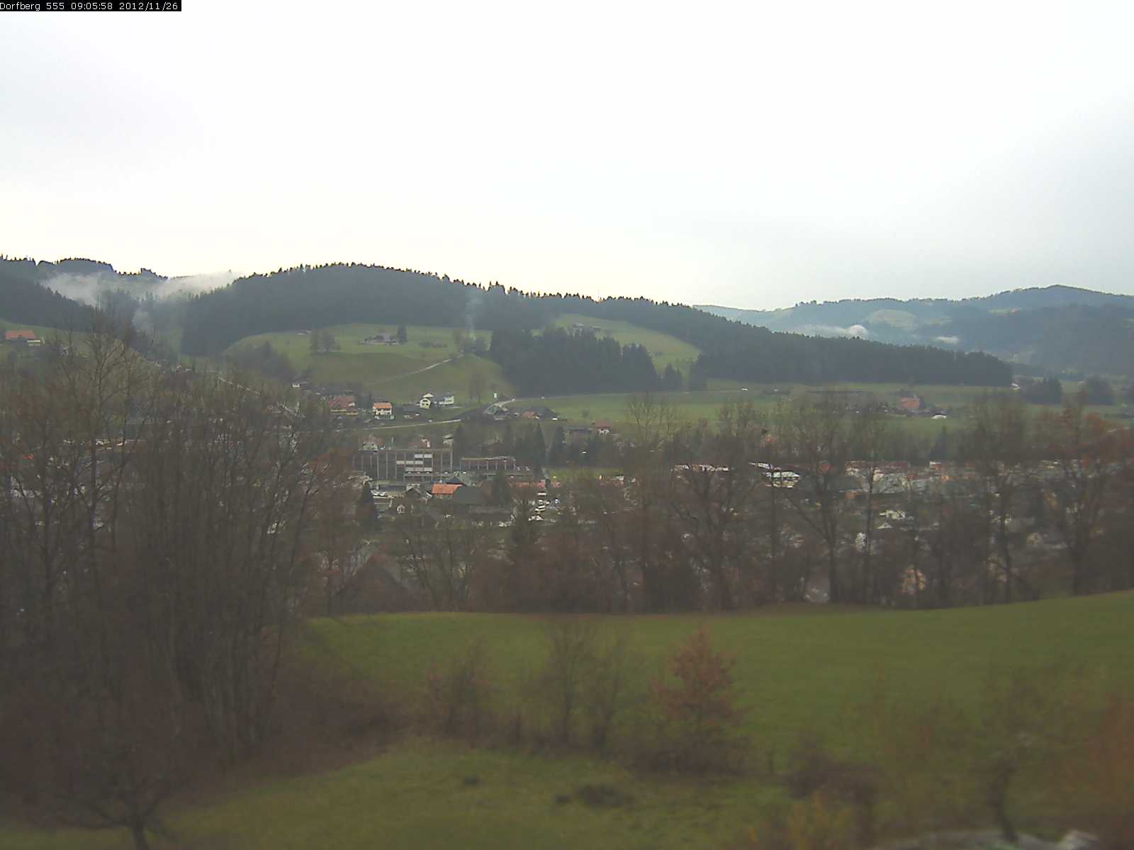 Webcam-Bild: Aussicht vom Dorfberg in Langnau 20121126-090600