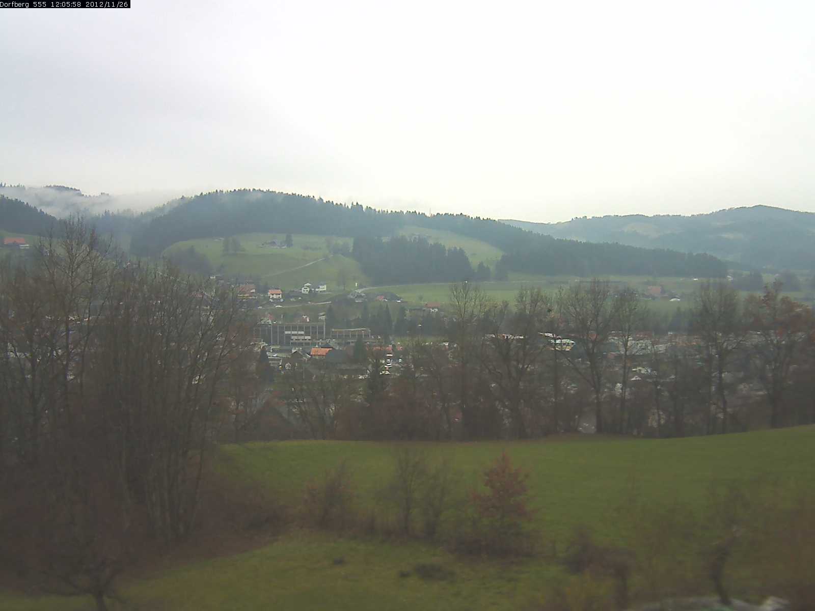 Webcam-Bild: Aussicht vom Dorfberg in Langnau 20121126-120600