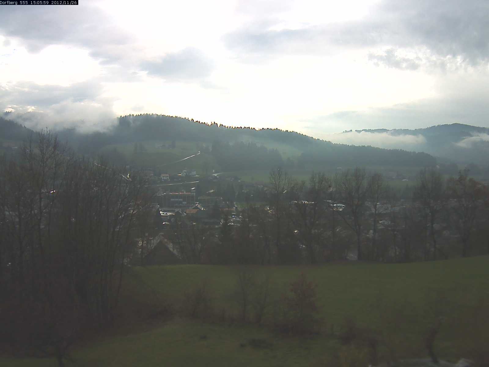 Webcam-Bild: Aussicht vom Dorfberg in Langnau 20121126-150600
