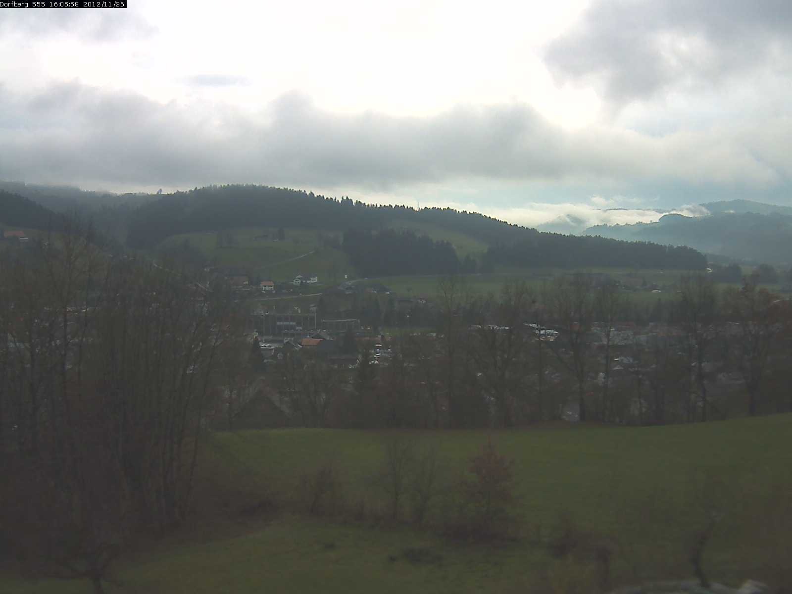 Webcam-Bild: Aussicht vom Dorfberg in Langnau 20121126-160600