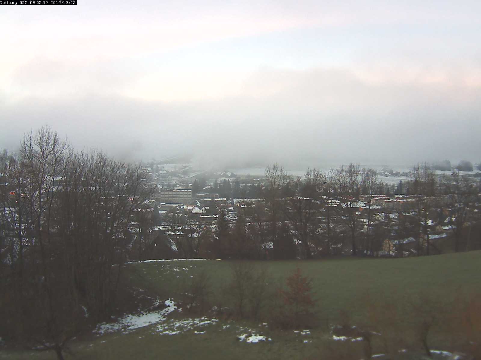 Webcam-Bild: Aussicht vom Dorfberg in Langnau 20121222-080600