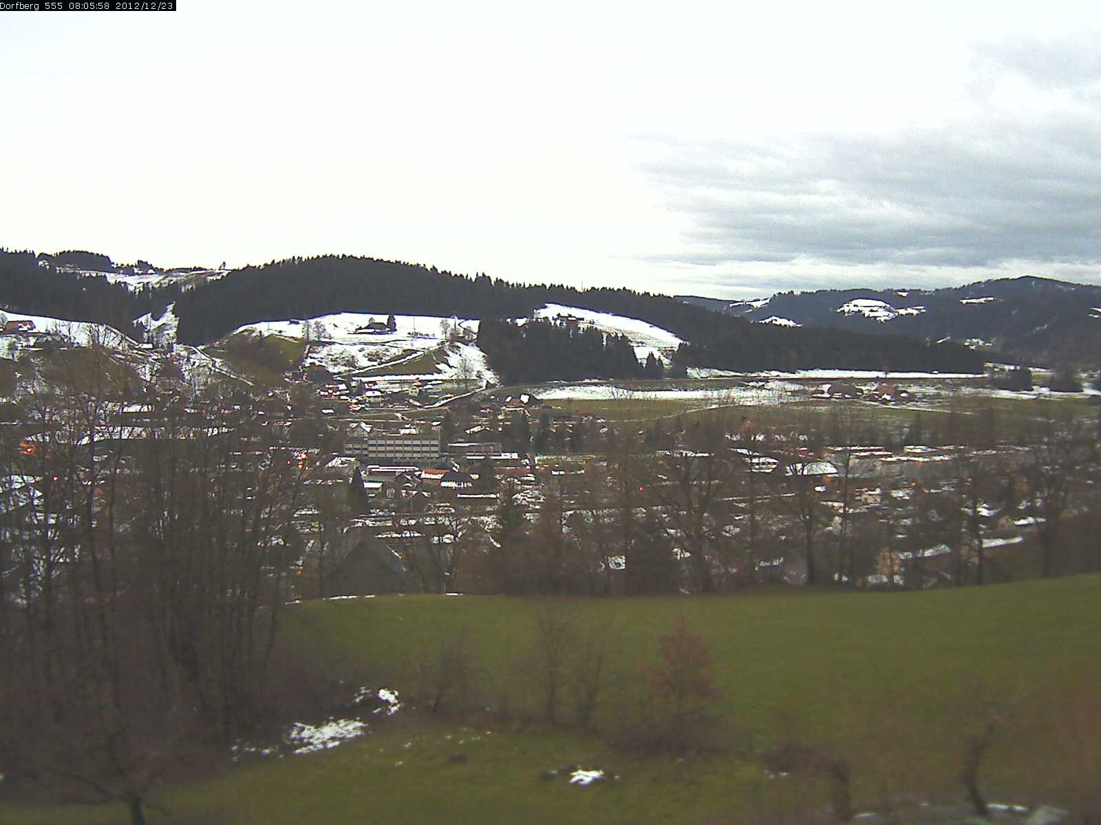 Webcam-Bild: Aussicht vom Dorfberg in Langnau 20121223-080600