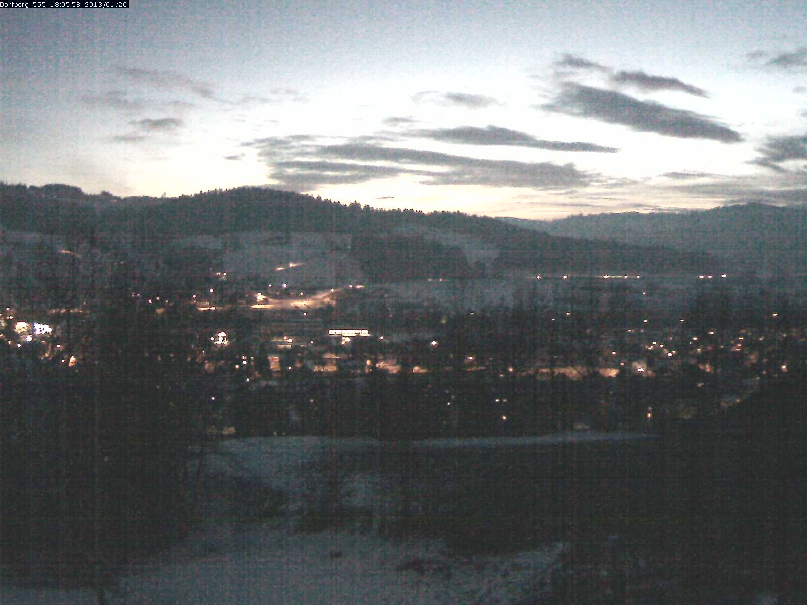 Webcam-Bild: Aussicht vom Dorfberg in Langnau 20130126-180600