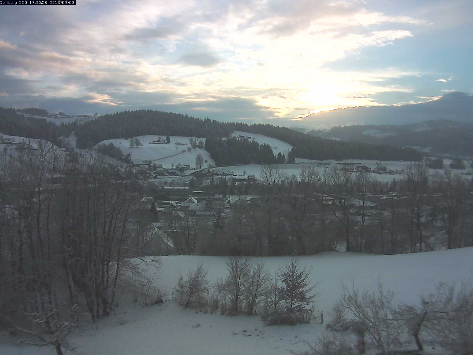 Webcam-Bild: Aussicht vom Dorfberg in Langnau 20130202-170600