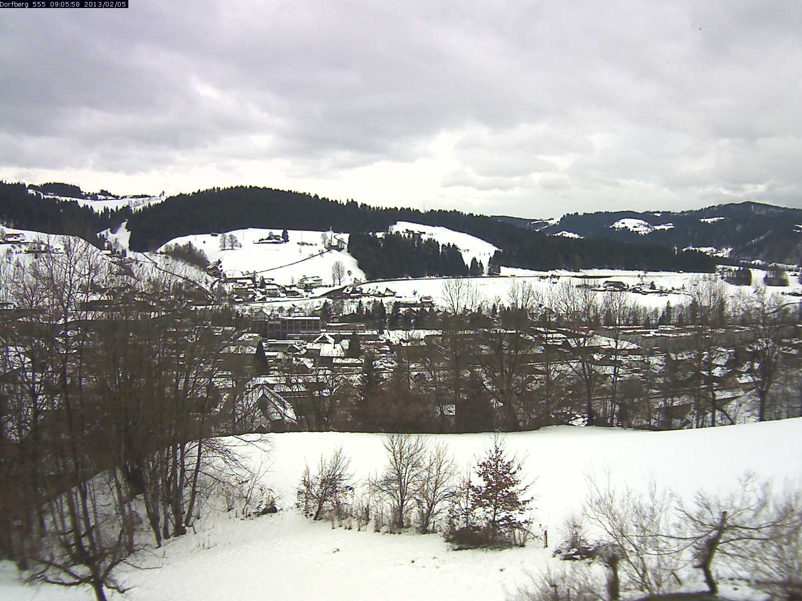 Webcam-Bild: Aussicht vom Dorfberg in Langnau 20130205-090600