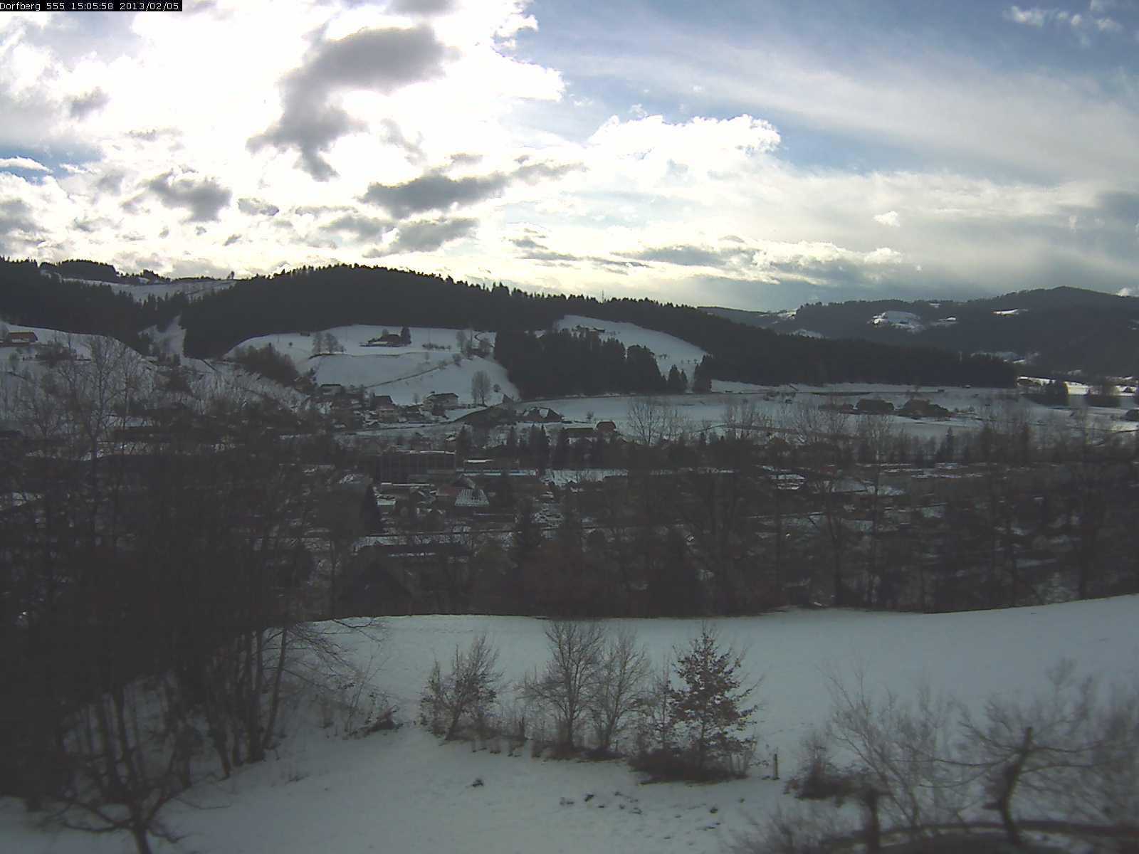 Webcam-Bild: Aussicht vom Dorfberg in Langnau 20130205-150600