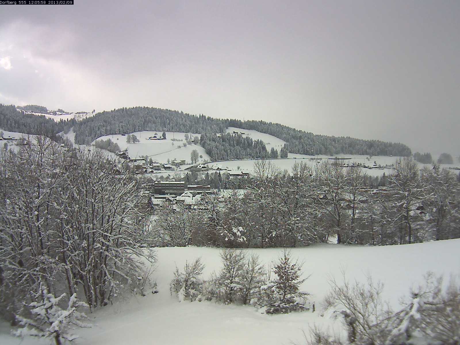 Webcam-Bild: Aussicht vom Dorfberg in Langnau 20130209-120600