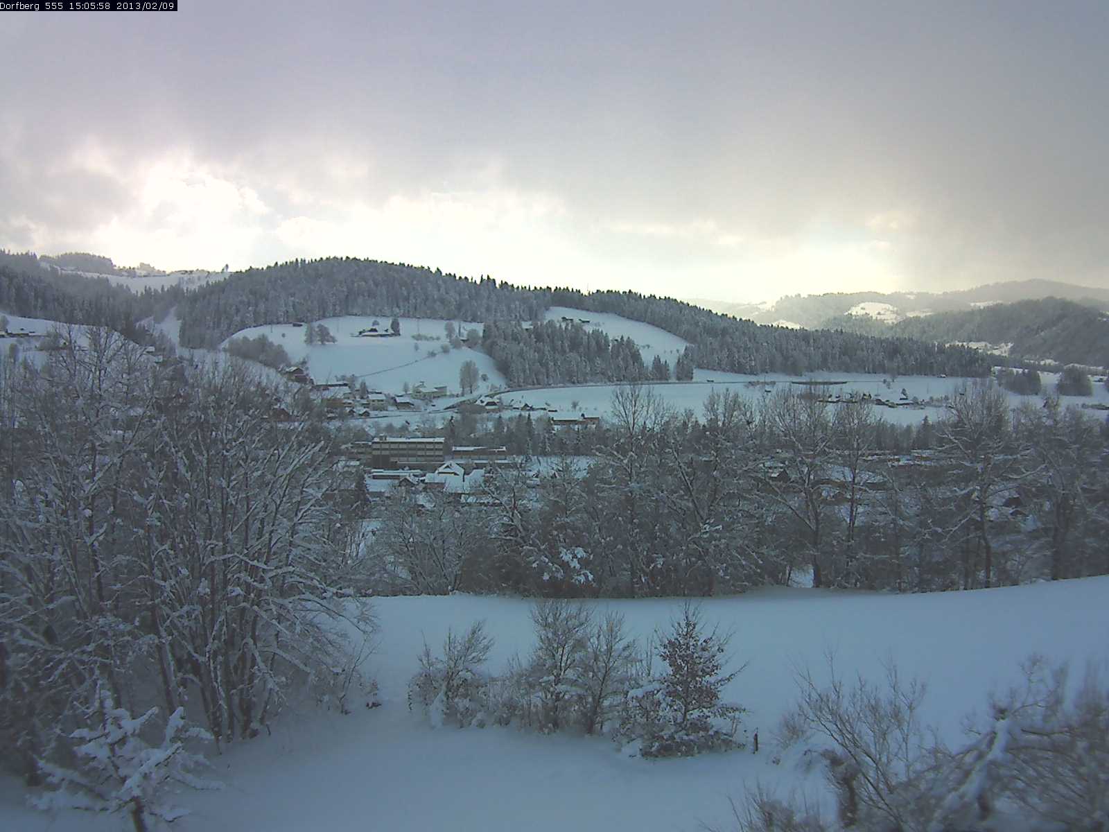 Webcam-Bild: Aussicht vom Dorfberg in Langnau 20130209-150600