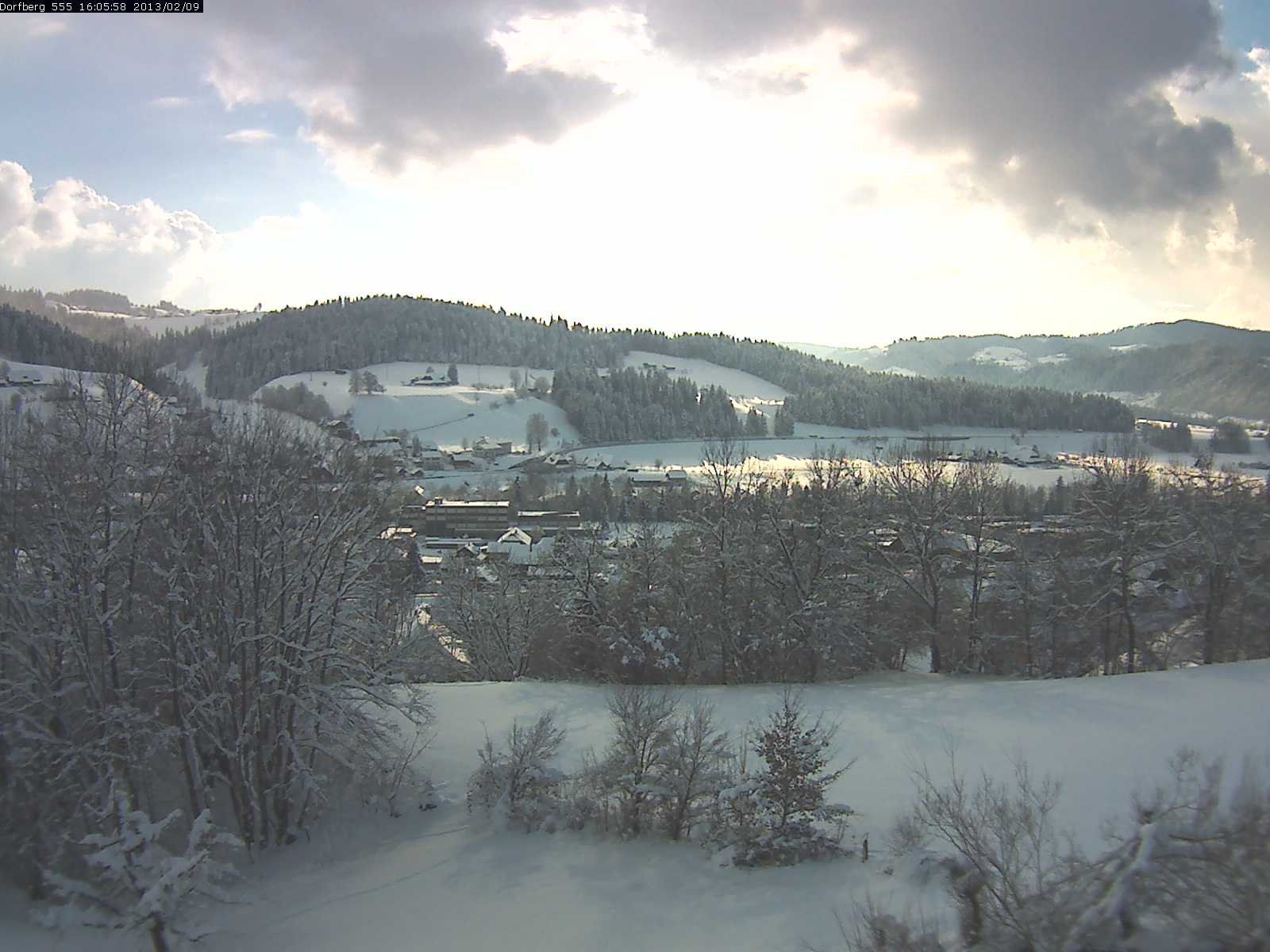 Webcam-Bild: Aussicht vom Dorfberg in Langnau 20130209-160600