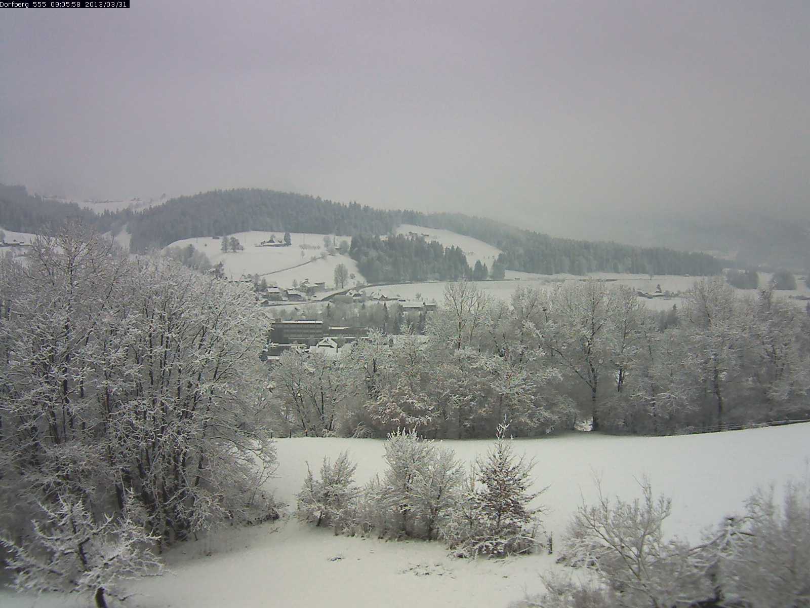 Webcam-Bild: Aussicht vom Dorfberg in Langnau 20130331-090600