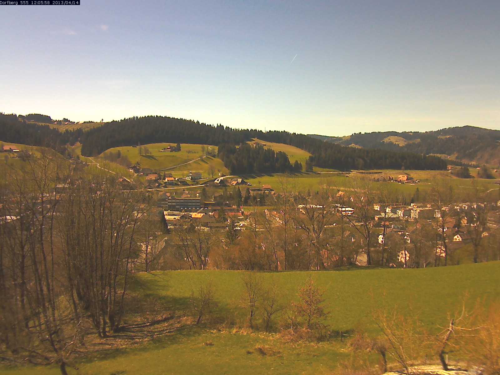 Webcam-Bild: Aussicht vom Dorfberg in Langnau 20130414-120600