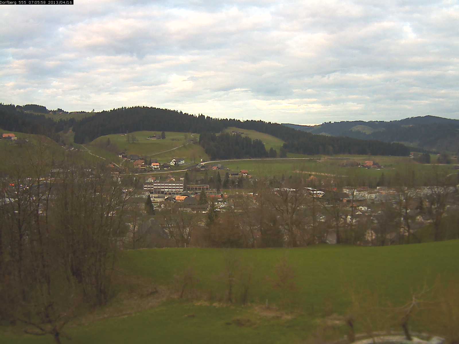Webcam-Bild: Aussicht vom Dorfberg in Langnau 20130416-070600