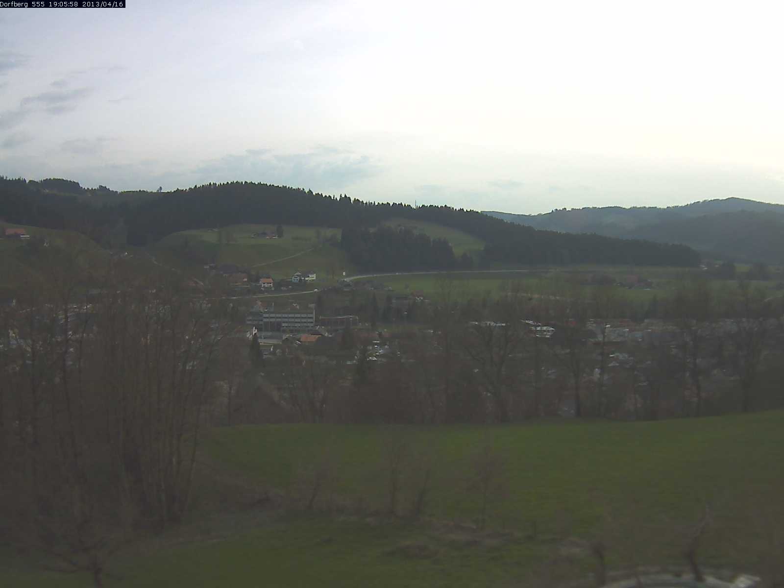 Webcam-Bild: Aussicht vom Dorfberg in Langnau 20130416-190600