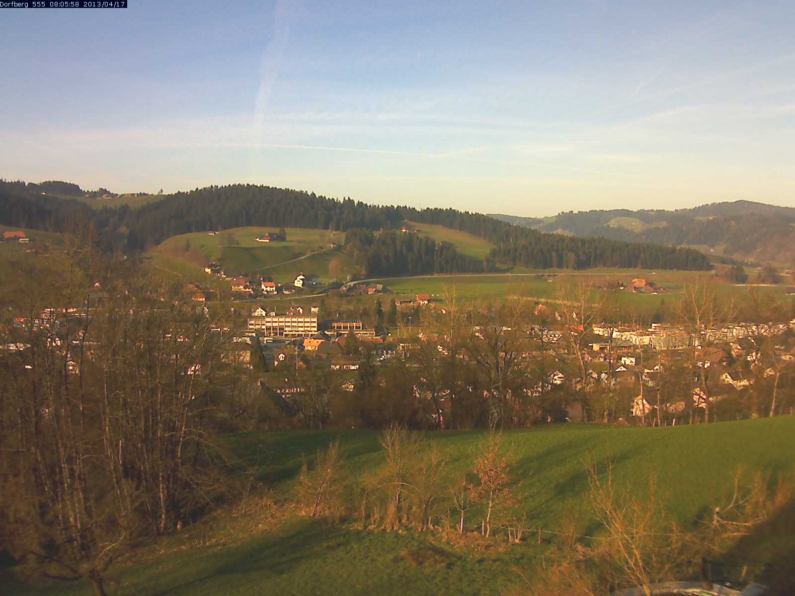 Webcam-Bild: Aussicht vom Dorfberg in Langnau 20130417-080600
