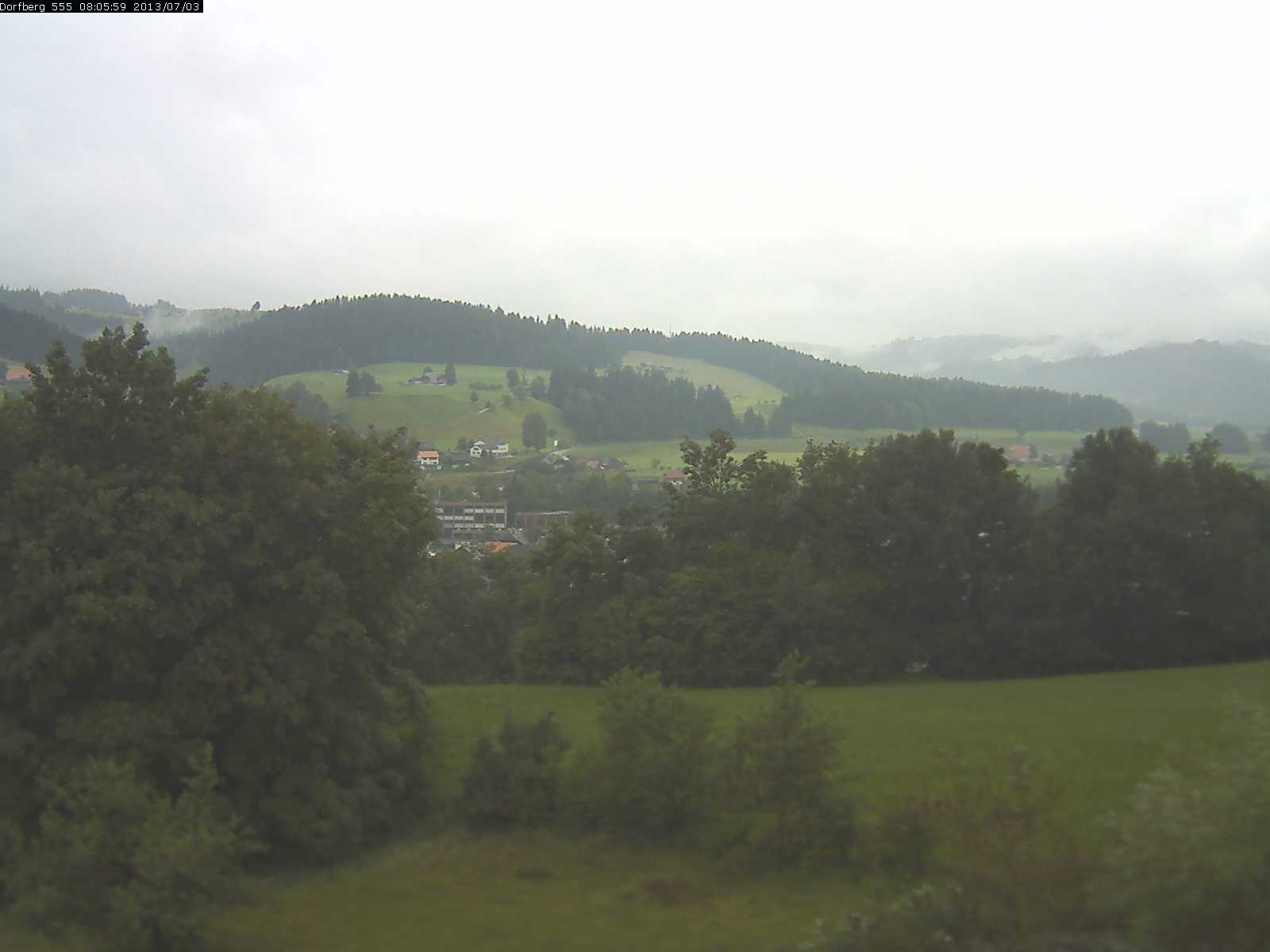 Webcam-Bild: Aussicht vom Dorfberg in Langnau 20130703-080600