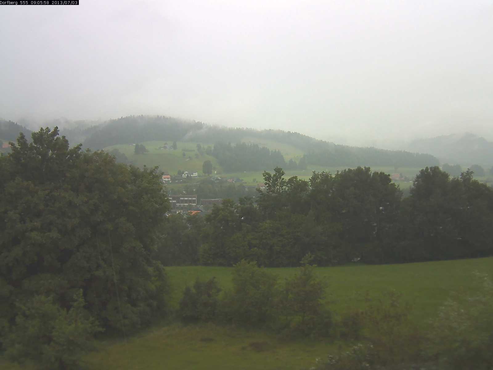 Webcam-Bild: Aussicht vom Dorfberg in Langnau 20130703-090600