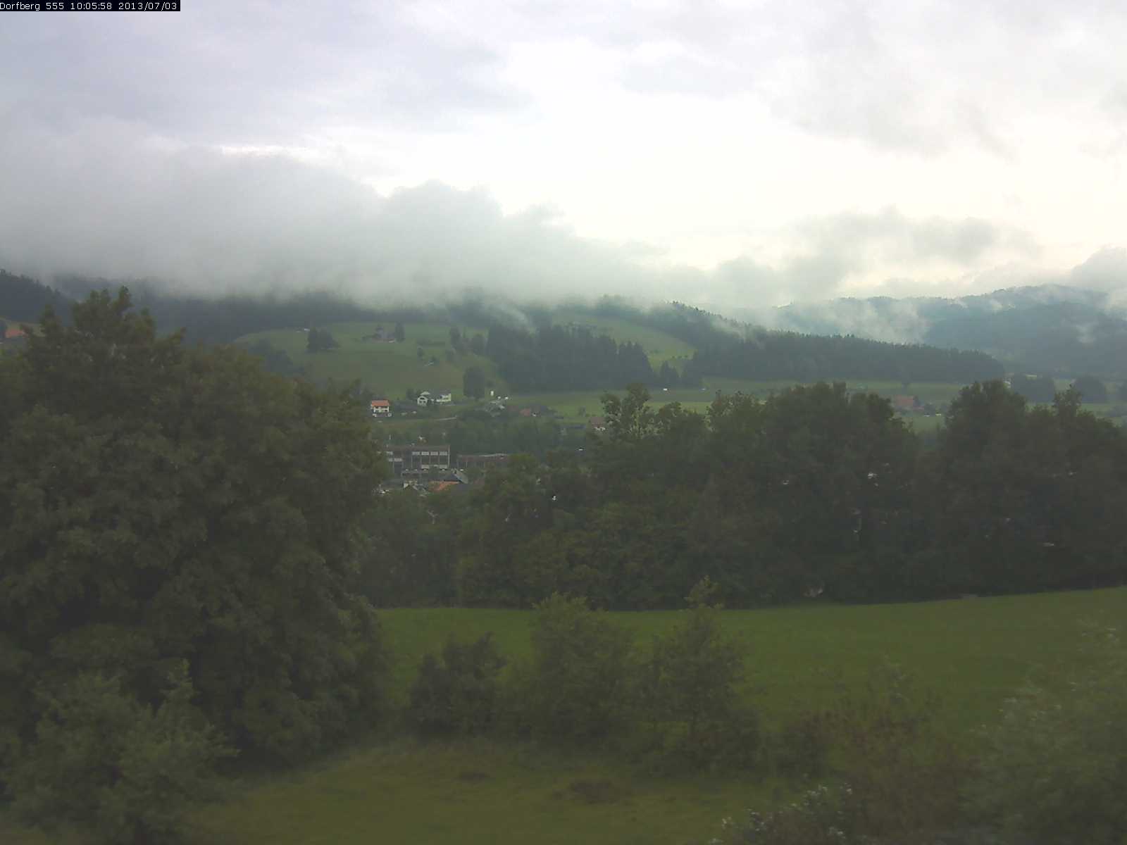 Webcam-Bild: Aussicht vom Dorfberg in Langnau 20130703-100600