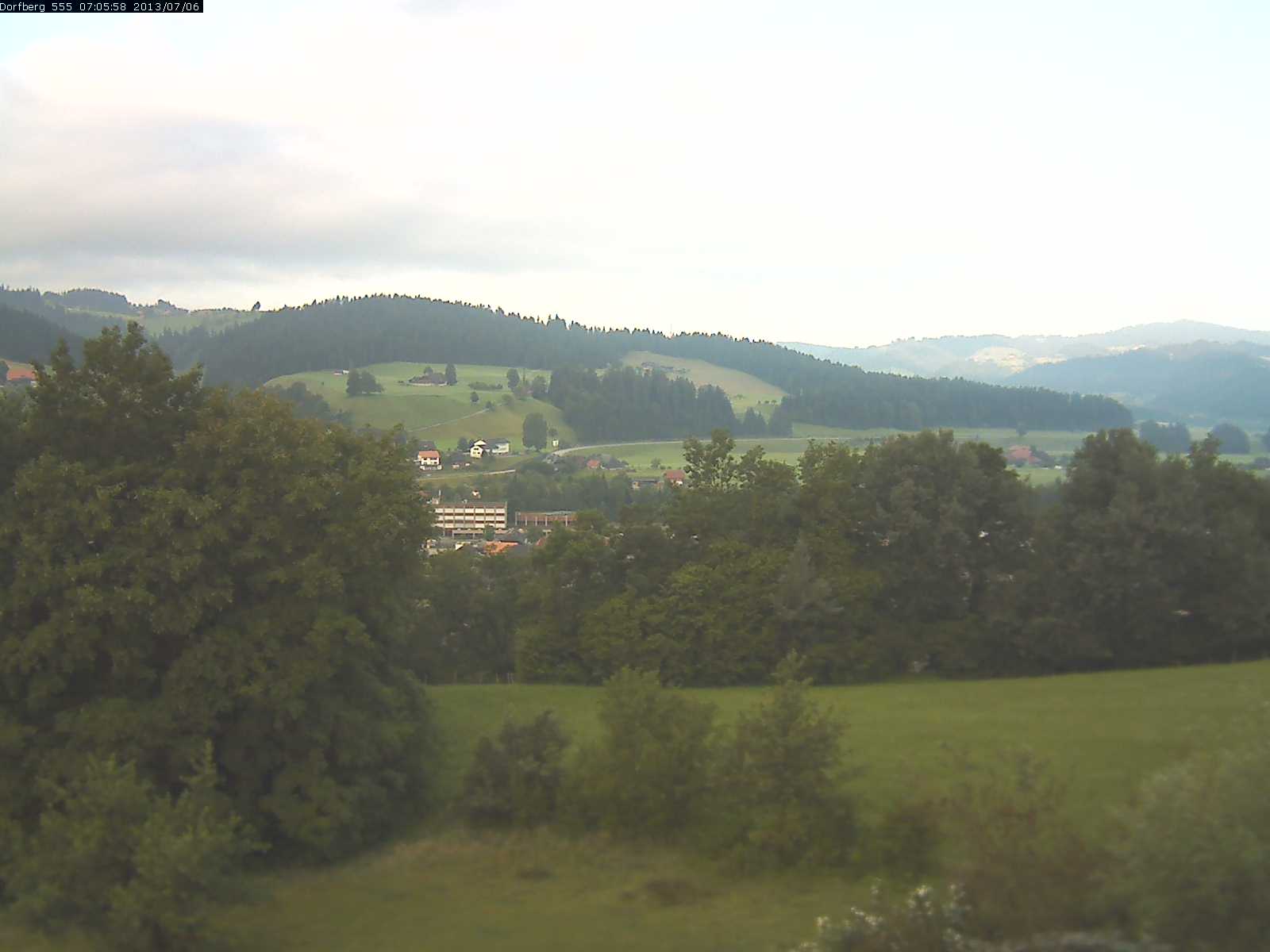 Webcam-Bild: Aussicht vom Dorfberg in Langnau 20130706-070600