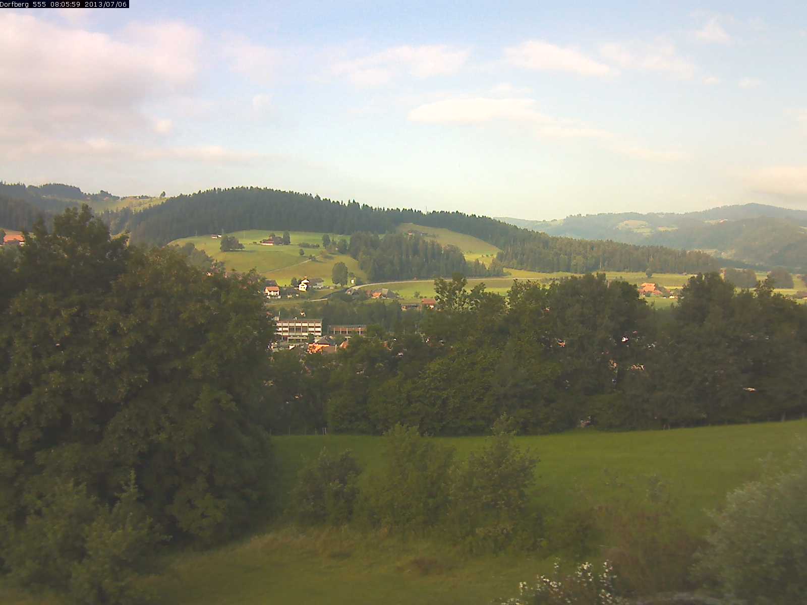 Webcam-Bild: Aussicht vom Dorfberg in Langnau 20130706-080600