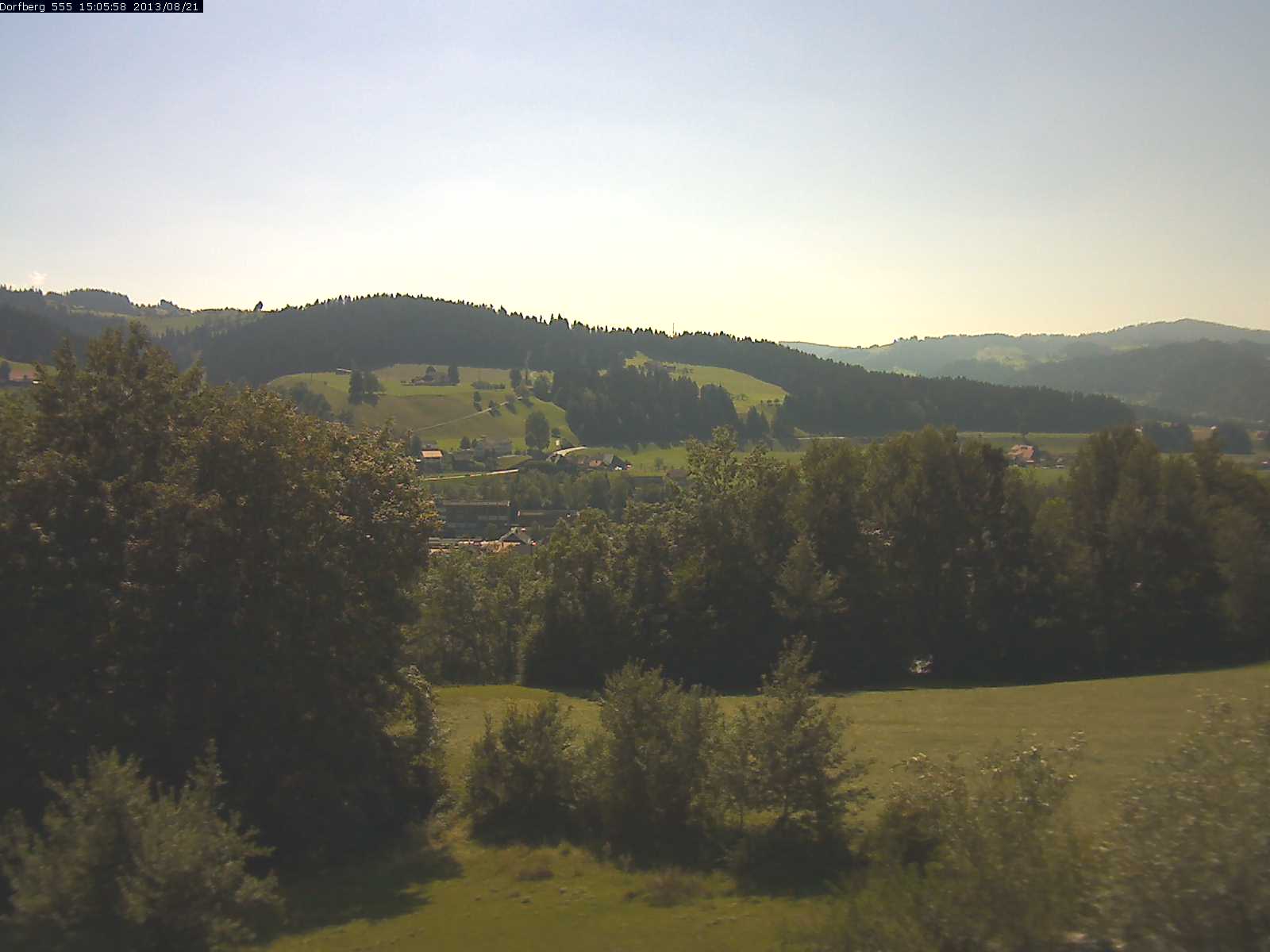Webcam-Bild: Aussicht vom Dorfberg in Langnau 20130821-150600