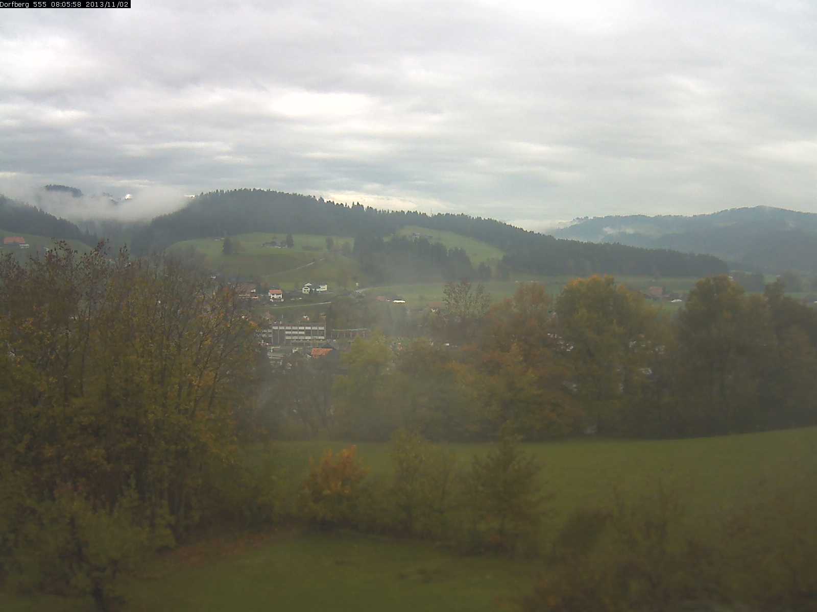 Webcam-Bild: Aussicht vom Dorfberg in Langnau 20131102-080600