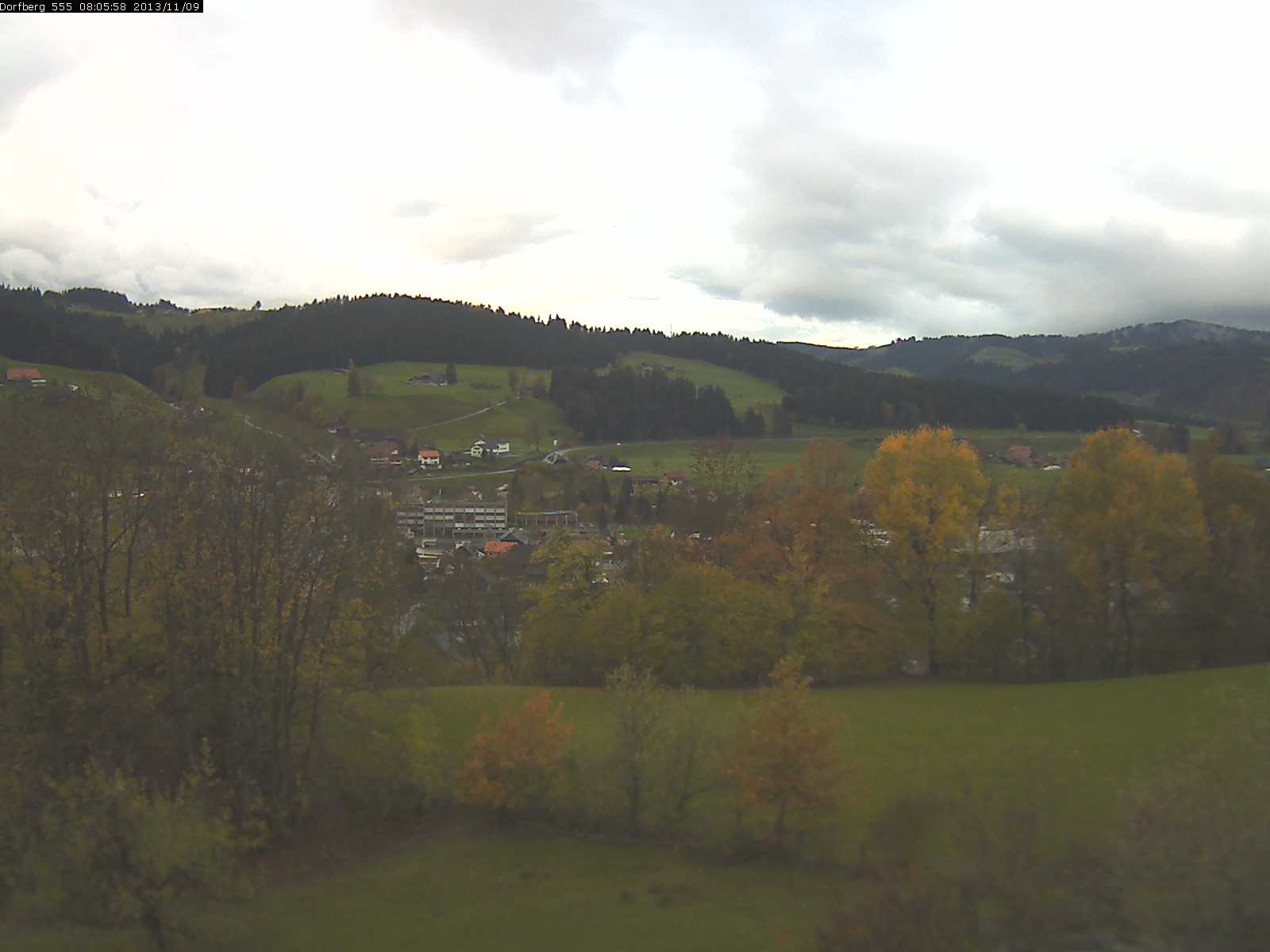 Webcam-Bild: Aussicht vom Dorfberg in Langnau 20131109-080600