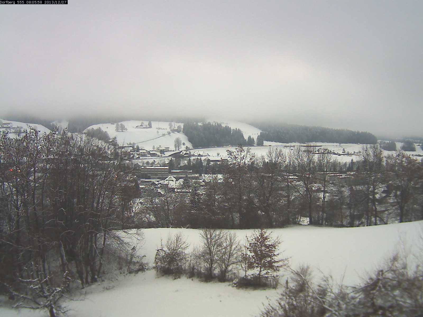 Webcam-Bild: Aussicht vom Dorfberg in Langnau 20131227-080600