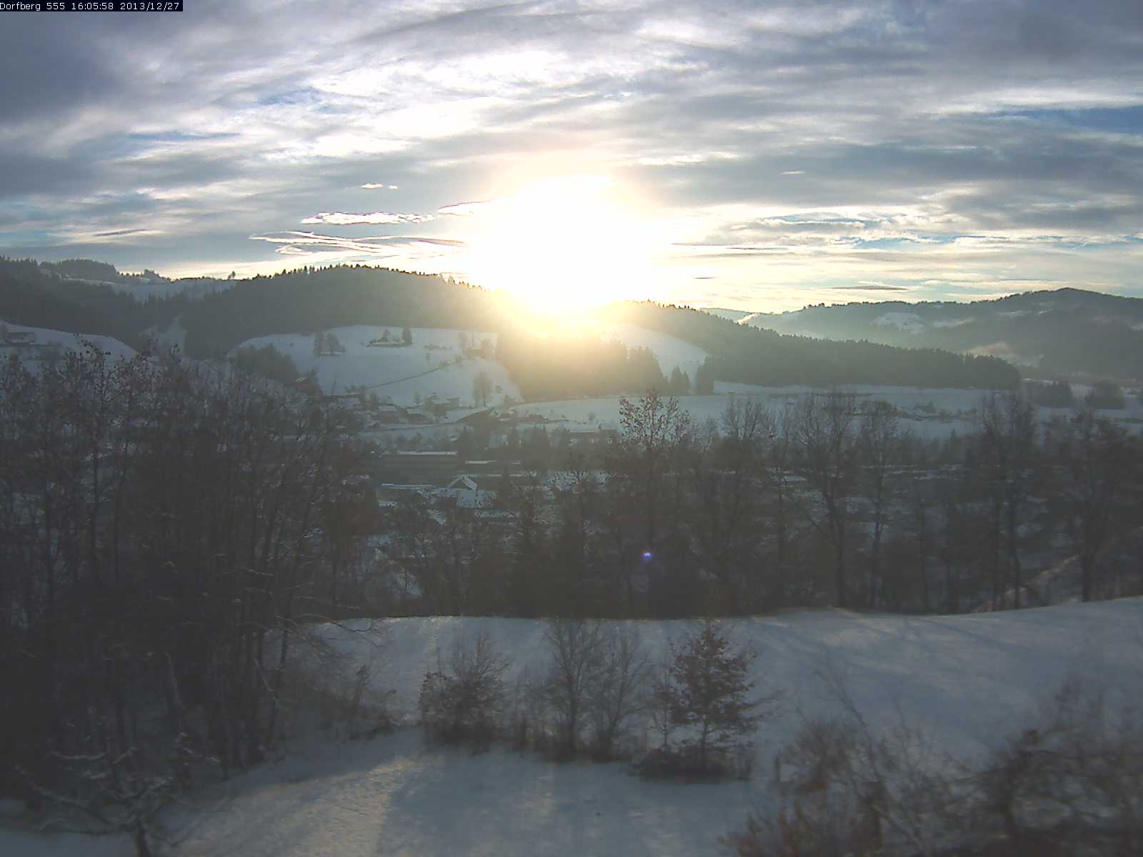 Webcam-Bild: Aussicht vom Dorfberg in Langnau 20131227-160600
