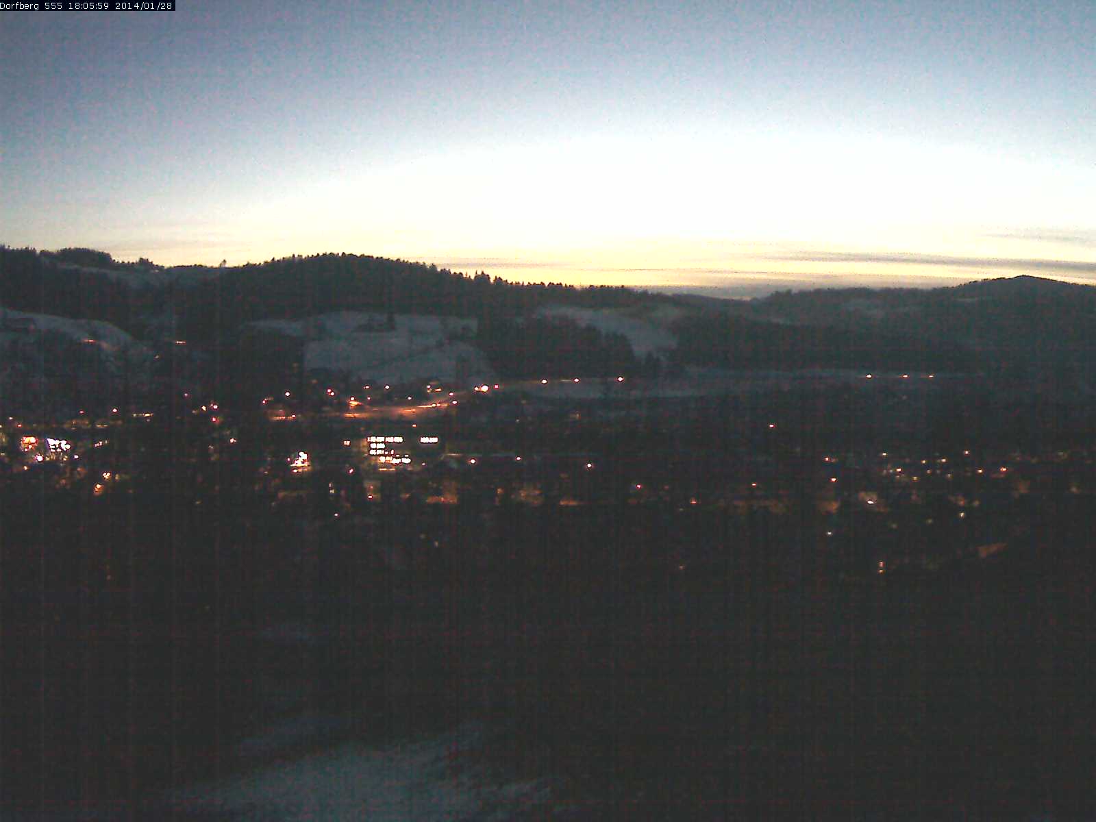 Webcam-Bild: Aussicht vom Dorfberg in Langnau 20140128-180600