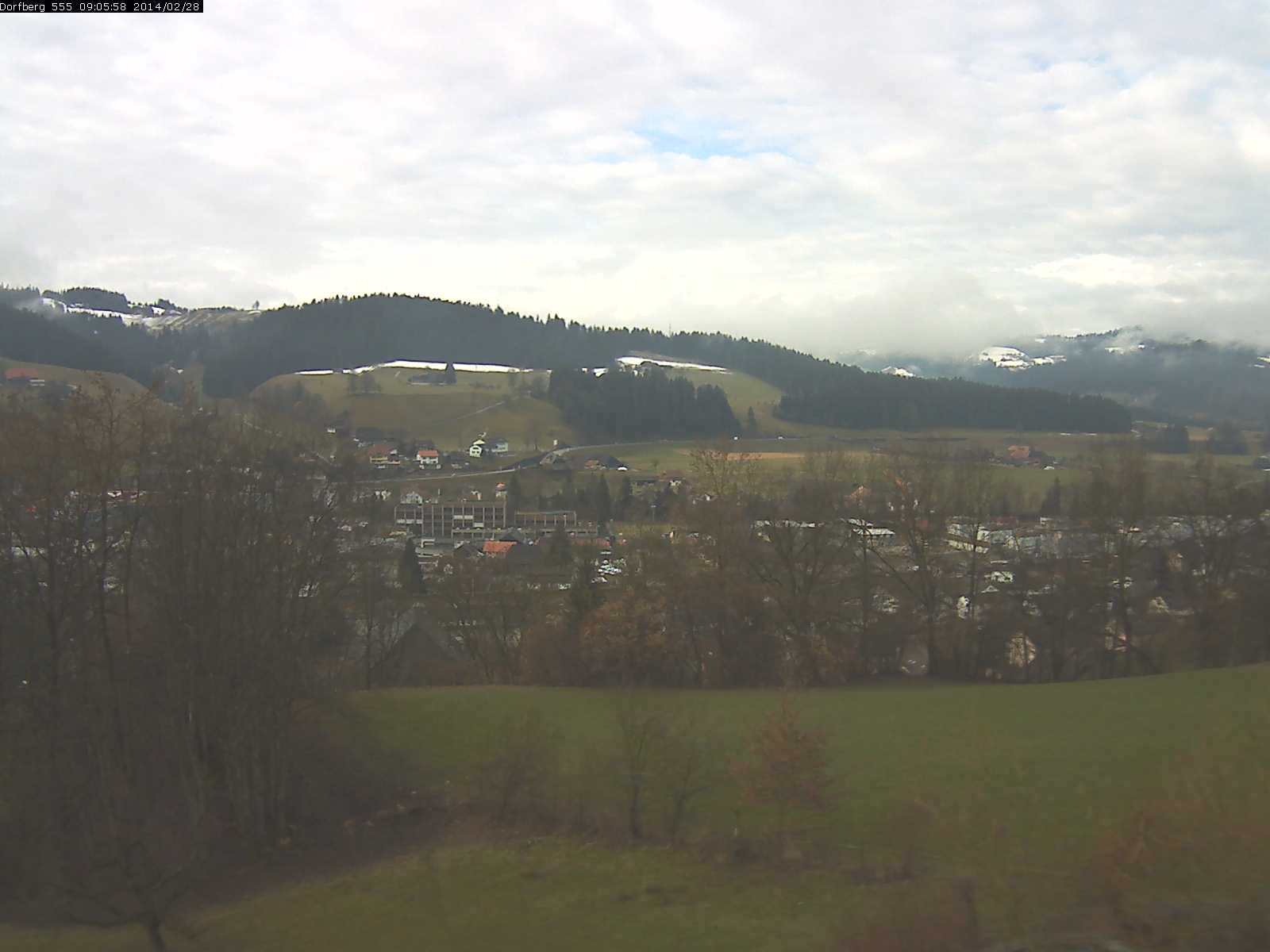 Webcam-Bild: Aussicht vom Dorfberg in Langnau 20140228-090600